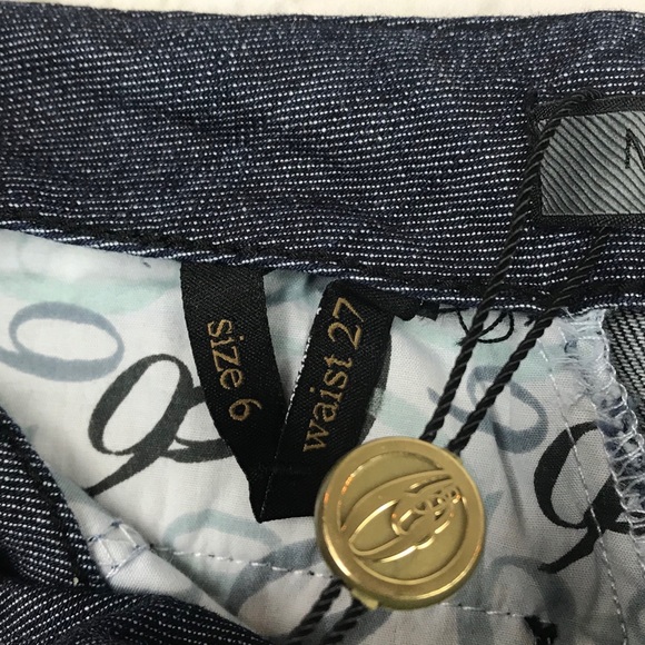 Nine West Dark Rinse Pine St Slim Crop Jean Sz 6 - Picture 4 of 6